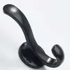 Cabide de parede moderno minimalista, fixado com parafusos, para quarto, banheiro, sapateira, armário, cabide preto para hall de entrada, atacado