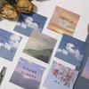 Notas adhesivas con paisaje de Corea del Sur, pegatinas creativas N-Times, diario estudiantil, material decorativo DIY, mensaje, nota, papel