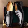 Zapatos de cuero para hombre zapatos de cuero para hombre de negocios suela blanda para conducir zapatos casuales antideslizantes transpirables zapatos casuales hombre