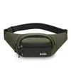 2025 Nova Bolsa de Cintura Multifuncional Esportiva ao Ar Livre Multicamadas Transversal Portátil Impermeável Grande Capacidade Bolsa de Corrida para Caixa