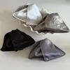 Pinza Triangular para el Cabello Estilo Francés con Estampado para Mujer, Estampado en Relieve de Satén, Pinza Triangular de Gama Alta, Pasador para la Parte Trasera de la Cabeza, Pinza de Tiburón