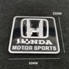 Adecuado para Logotipo de Coche Modificado Mugen Ilimitado Calcomanías de Metal Aluminio Calcomanías de Decoración de Carrocería Venta al por Mayor en Stock