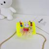 Nuevo bolso infantil de verano, versátil, tipo mensajero, color caramelo, con diseño de princesa de dibujos animados, para niña, bolso de hombro, monedero