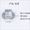 Conector de pasamanos de escalera con base de tubo cuadrado de acero zincado, soporte de fijación para tubería galvanizada, soporte en ángulo, soporte de aluminio, sujetador, accesorios de herrería
