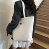 Bolso de mano de gran capacidad para mujer, bolso de hombro portátil, bolso informal sencillo con estampado de piedras, bolso elegante y a la moda.