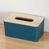 Caja de Pañuelos para Escritorio, Lujo Ligero y Sensación de Alta Gama, para Uso en Casa en Sala de Estar y Dormitorio, Portapañuelos de Plástico Simple de Gran Capacidad
