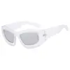 Gafas de sol de montura grande de hip hop europeo y americano exageradas gafas de sol de moda transfronteriza para montar al aire libre gafas de sol cóncavas y2g