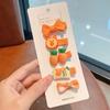 Pinza para el cabello de bebé pinza para el cabello de bebé no daña el cabello menos cabello accesorios para el cabello de niña pinza para el cabello de tela completa pinza para pelusa pinza para flequillo