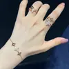 Pulseira de Prata Ouro Rosa Três Meteoros Design de Personalidade Moda para Enviar aos Amigos Joia Pulseira Presente