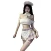 Lencería Sexy, Uniforme JK Sexy, Atuendo Lindo de Estudiante, Cosplay de Sirvienta en el Campus, Traje para Habitación Privada de Deseo Puro Tentación