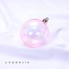 Decoração De Bolo De Cozimento Rosa Colorido Transparente Bola Leite Branco Fantasia Bola Princesinha Aniversário Sobremesa Vestir