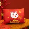 2026 Año del Caballo Calentador de Manos Almohada Sala de Estar Cojín de Sofá Almohada Apertura Cojín Rojo Regalo Fiesta Anual Venta al por Mayor