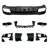 Adequado para Mercedes-Benz Gle W167 V167 X167 Gle53 Gle63 Gls63 Amg Peças de Modificação Lábio Traseiro Garganta