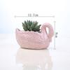 Fornecimento de Fábrica E-commerce Transfronteiriço Vaso de Flores Cerâmico Carnudo Criativo Mercearia Japonesa Varanda Vaso de Flores Cisne Desenho Animado