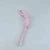Llavero de Cuerda Trenzada de Cuero PU Avanzado Colgante Creativo Versátil para Bolsa Accesorios de Colgante de Cadena Tejidos a Mano DIY