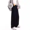 Jeans de Pierna Ancha con Forma de Pera Estilo Supermercado para Mujer Talla Grande MM Gordita Pantalones Rectos de Cintura Alta Pantalones Sueltos de Verano Hasta el Suelo