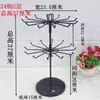 Estante Giratorio de Hierro Soporte de Exhibición para Adornos Colgador de Collares Cadena para Suéteres Soporte de Exhibición de Encimera Estante para Joyas