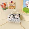 Bolsa infantil bolsa mensageiro estilo western 2023 nova bolsa de menina Bolsa de Princesa pequena bolsa de ombro porta-moedas estilo Chanel
