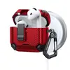 Adequado para Estojo de Fone de Ouvido Bluetooth Sem Fio Apple AirPods 4 com Fixação Magnética e Suporte Automático, Estojo Protetor Anti-Queda Pro2