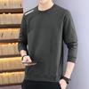 [Entrega rápida] Chalecos de primavera y otoño, nuevos, sueltos, de cuello redondo, de manga larga, tendencia, moda masculina, con base estampada.