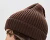 Novo chapéu de lã para todas as ocasiões chapéu de malha para atividades ao ar livre cor dopamina blusa de gola alta rosto pequeno versão coreana estudante chapéu de malha da moda