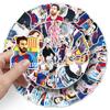101 adesivos Messi estrela Messi futebol esportes decoração à prova d'água computador celular caixa de armazenamento adesivos