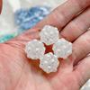 Bola de diamante incrustada con cuentas de cristal de pedrería, cuentas con agujero, cuentas espaciadoras, hechas a mano, material para colgante de pulsera de mano, accesorios de joyería DIY al por mayor