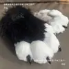 Garras de Animal Coloridas Peludas Luvas Fursuit Garra de Gato Luvas de Menina Gato Impulso de Abertura de Loja Nova Pelo