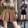 Nueva Falda Plisada Universitaria Dulce y Fresca Otoño 2026 para Mujeres Menudas, Versátil Casual Corta que Reduce la Edad