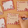 Manzana Duoduo Cachorro Notas Adhesivas Papel de Notas Adhesivas Lindo Papel de Mensajes de Dibujos Animados Material de Decoración para Diario de Estudiante Papel