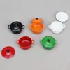 Casa de bonecas 1:12 miniatura de comida e cena de cozinha de brincar decoração acessórios para casa de bonecas panela de sopa de cor