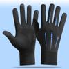 Guantes de Protección Solar para Hombres y Mujeres en Verano Luya Delgados de Seda de Hielo para Conducir con Dos Dedos para Pesca Guantes de Medio Dedo para Ciclismo Pesca