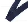 Ropa lista para usar Encaje elástico Lencería Joyería Muñeca Diente decorativo Cinturón DIY Borde de capullo Elástico ondulado Banda elástica