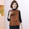 Chaleco Cálido Estilo Tang Retro Estilo Chino Temperamento Chaleco Estilo Chino Camisola Ropa de Mujer