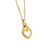 Collar de acero de titanio en tono dorado para mujer, no se decolora, lujo ligero, nicho, joyería de cadena para la clavícula, de alta gama, versátil, a la moda y para el temperamento