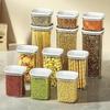 Frasco de Almacenamiento Sellado a Prueba de Insectos Frasco de Almacenamiento de Alimentos Grado Alimenticio Caja de Almacenamiento de Snacks para Alimentos Secos Caja de Almacenamiento para Refrigerador de Alimentos Secos
