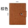 Cuaderno de hojas sueltas de piel sintética para negocios, cuaderno de 6 agujeros, piel PU, A5, diario, fabricante, LOGO