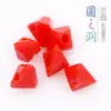 Suministro directo de fábrica 4-10 mm Nuevas cuentas triangulares cristal de vidrio cuentas sueltas tridimensionales accesorios para joyería DIY pendientes