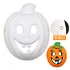 Máscaras de Navidad y Halloween, Máscaras Blancas de Pulpa de Media Cara, Máscaras en Blanco de Cara Completa para Niños para Pintar, Pintura Hecha a Mano DIY