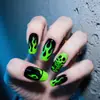 Pegatinas Transfronterizas Nuevas para Uñas Postizas de Halloween, Fantasma Suave y Lindo, Linterna de Calabaza, Murciélago, Arte de Uñas de Calavera, Uñas Portátiles al por Mayor