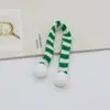 Cachecol Mini de Natal em Estoque, Chapéu de Lã, Boneca Urso de Pelúcia DIY, Acessórios para Decoração de Garrafa de Vinho Atacado
