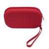 Monedero Ovalado Caliente de Silicona para Monedas Cable de Datos Audífonos Bolsa de Cosméticos Bolsa Portátil para Llaves Bolsa de Cosméticos para Mujer