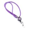 Amazon red de pesca lanyard de pedrería trabajo de rejilla tarjeta collar con hebilla retráctil de fácil extracción clip para insignia de cuello lanyard