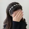 Elegante Diadema de Perlas para Mujer, Accesorio para el Cabello de Corona Alta, Diadema para la Frente, Diadema para Lavarse la Cara con Dientes, Nuevo Accesorio para el Cabello, Pinza para el Cabello