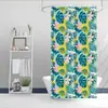 Cortina de ducha para mampara de baño de alto peso proveedor de comercio electrónico transfronterizo cortina de ducha de poliéster impermeable y antihongos para baño