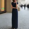 2026 Comercio Exterior Europeo y Americano Transfronterizo para Mujer Casual Fiesta Elegante Diseño Plisado Vestido con Cuello Drapeado