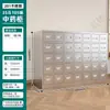 Gabinete Espessado de Aço Inoxidável 304 para Dispensação em Taichung Farmácia de Clínica de Medicina Chinesa Gabinete com Gavetas Múltiplas Gabinete Bai Zi Sem Metal