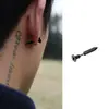 Aretes de Acero de Titanio, Tachuelas Unisex Simples y Elegantes, Brazaletes para Oreja, Pendientes, Joyería Coreana de Alta Gama