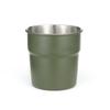 Taza de café práctica de acero inoxidable 304 para acampar al aire libre, picnic, multiusos, portátil, de una sola capa, colorida, para bebidas frías, té