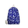 Mochila al por mayor 2024 Nueva Moda Color Mariposa Mochila Escolar para Estudiantes Trendy Casual Simple de Nylon